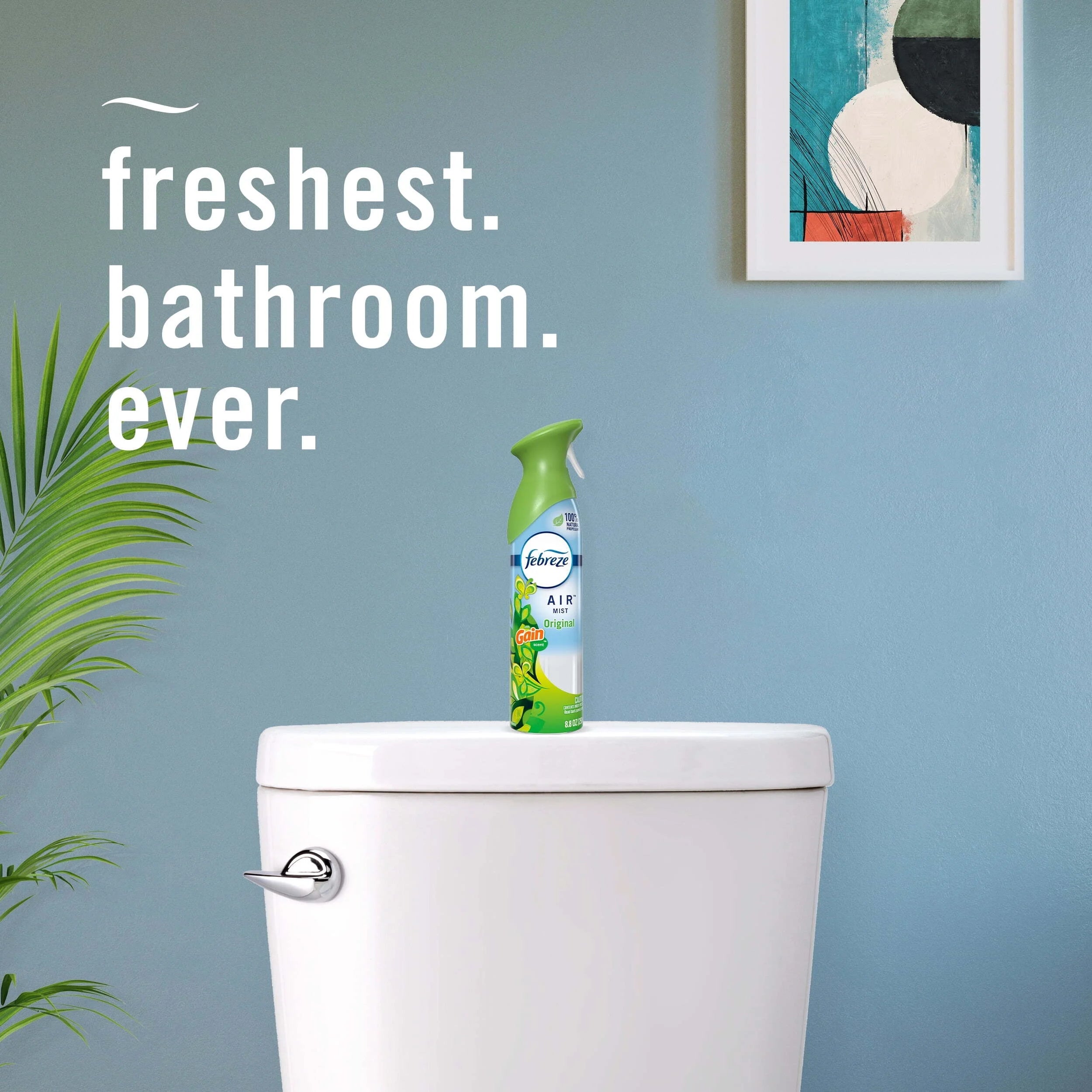 Febreze Air Freshener Spray, Odor-Fighting Room Spray, Gain Original, 8.8oz, 2 - View 3