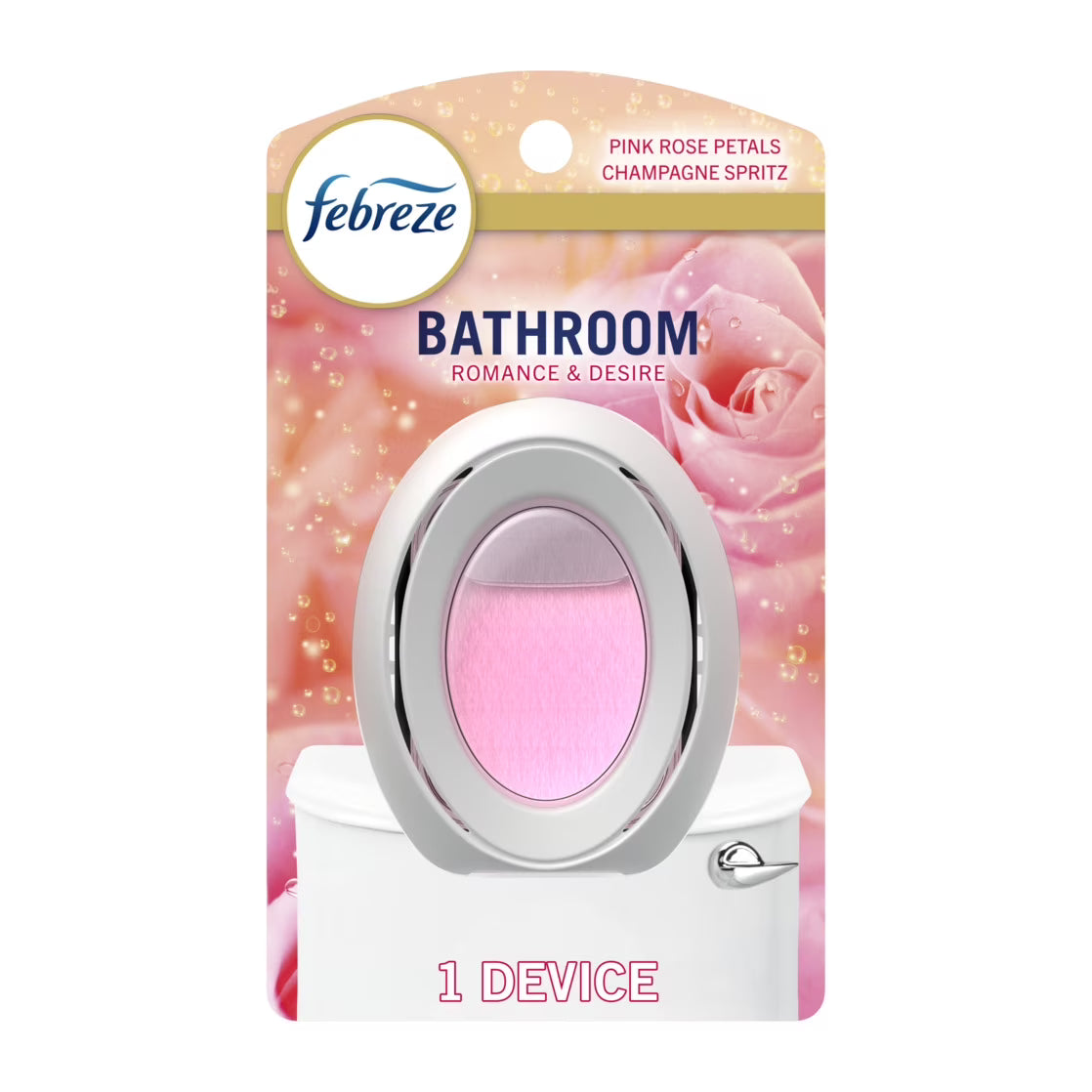 (2 pack) Febreze BATH Air Freshener, Odor-Fighting, Romance & Desire Scent, 1