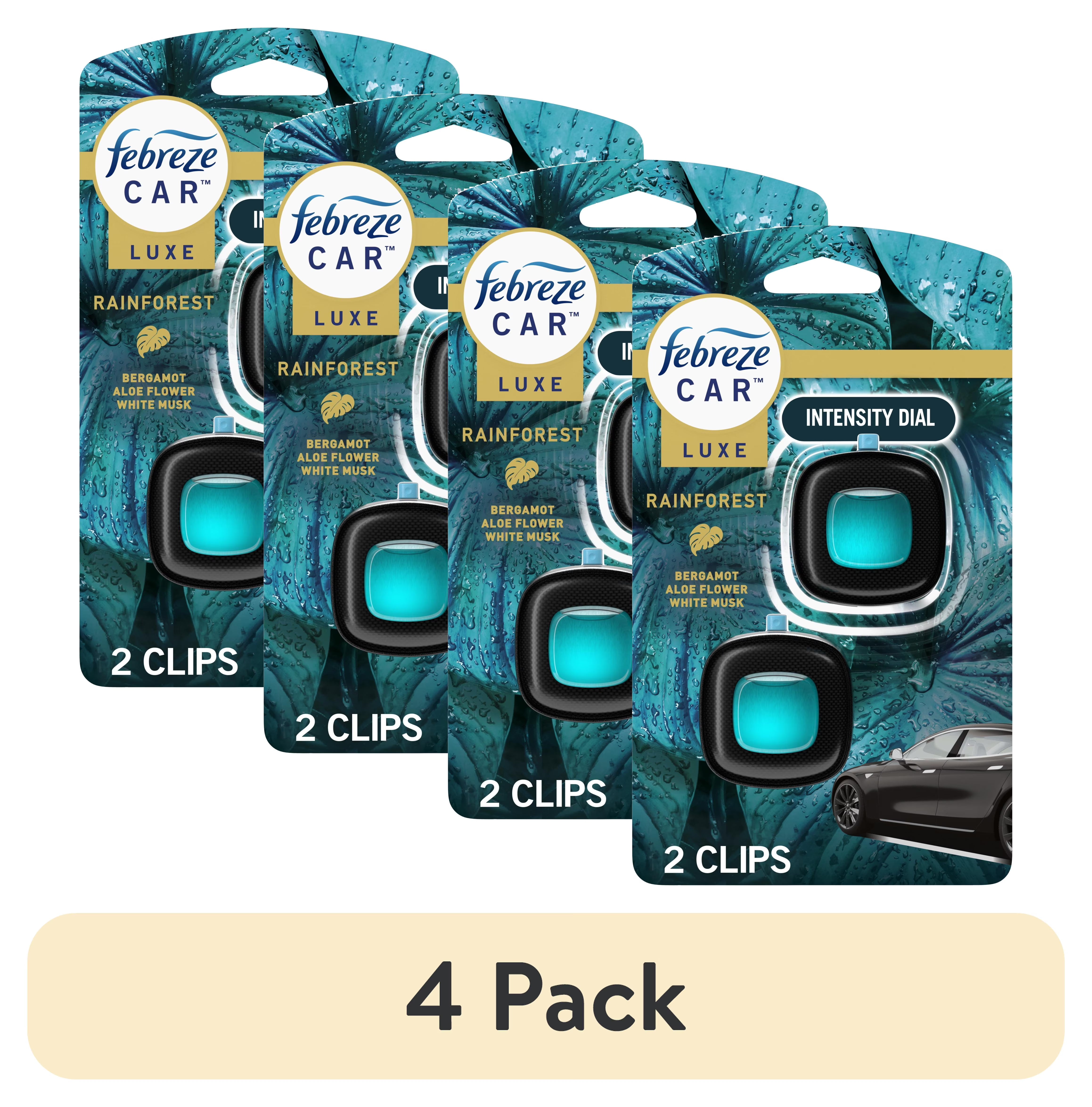 Febreze Car Rainforest Scent Air Freshener Vent Clip, .07 oz. Car Vent Clip, 2 - View 2