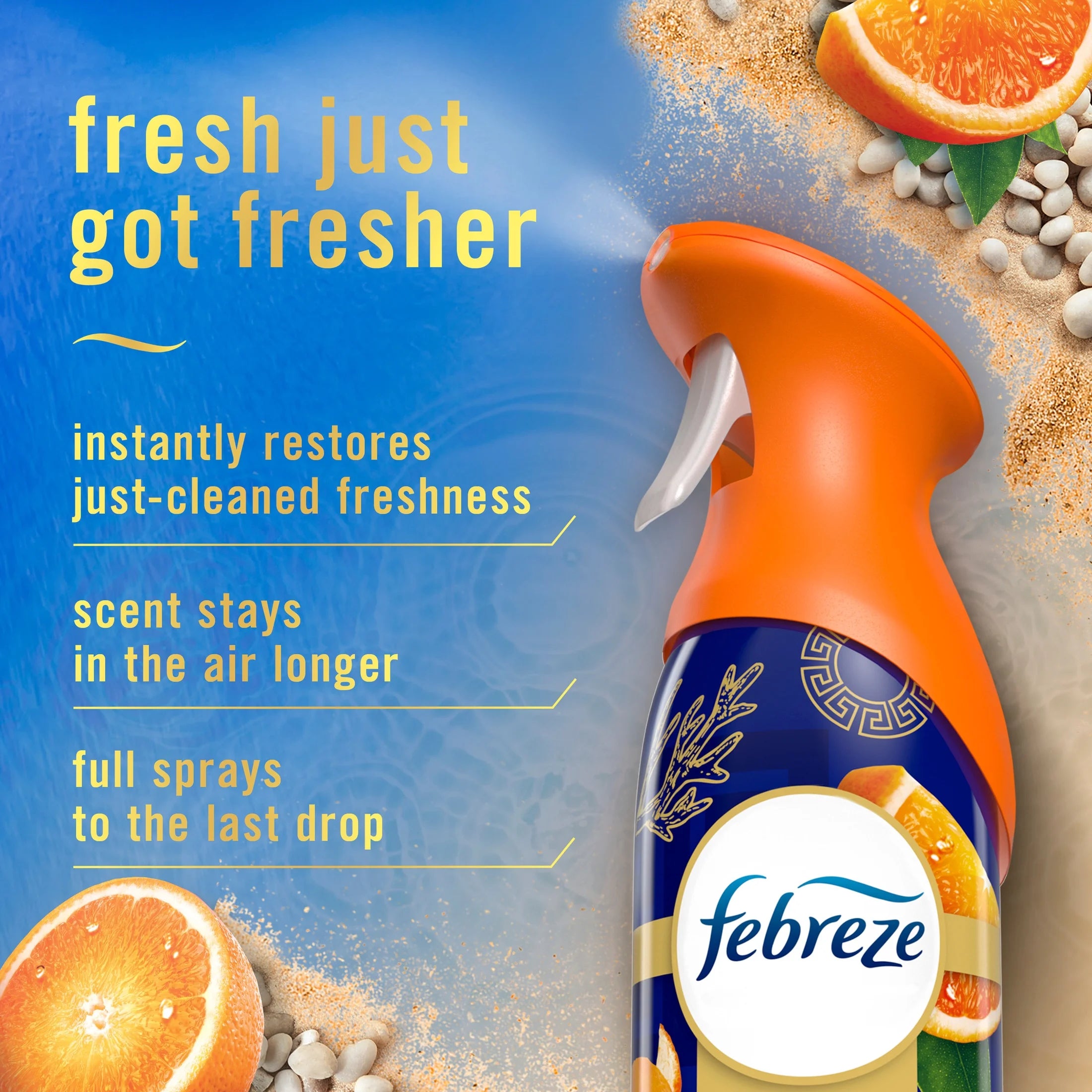 Febreze Air Mist Air Freshener Spray Tranquil Cyprus Coves, 8.1oz 2 Count - View 3