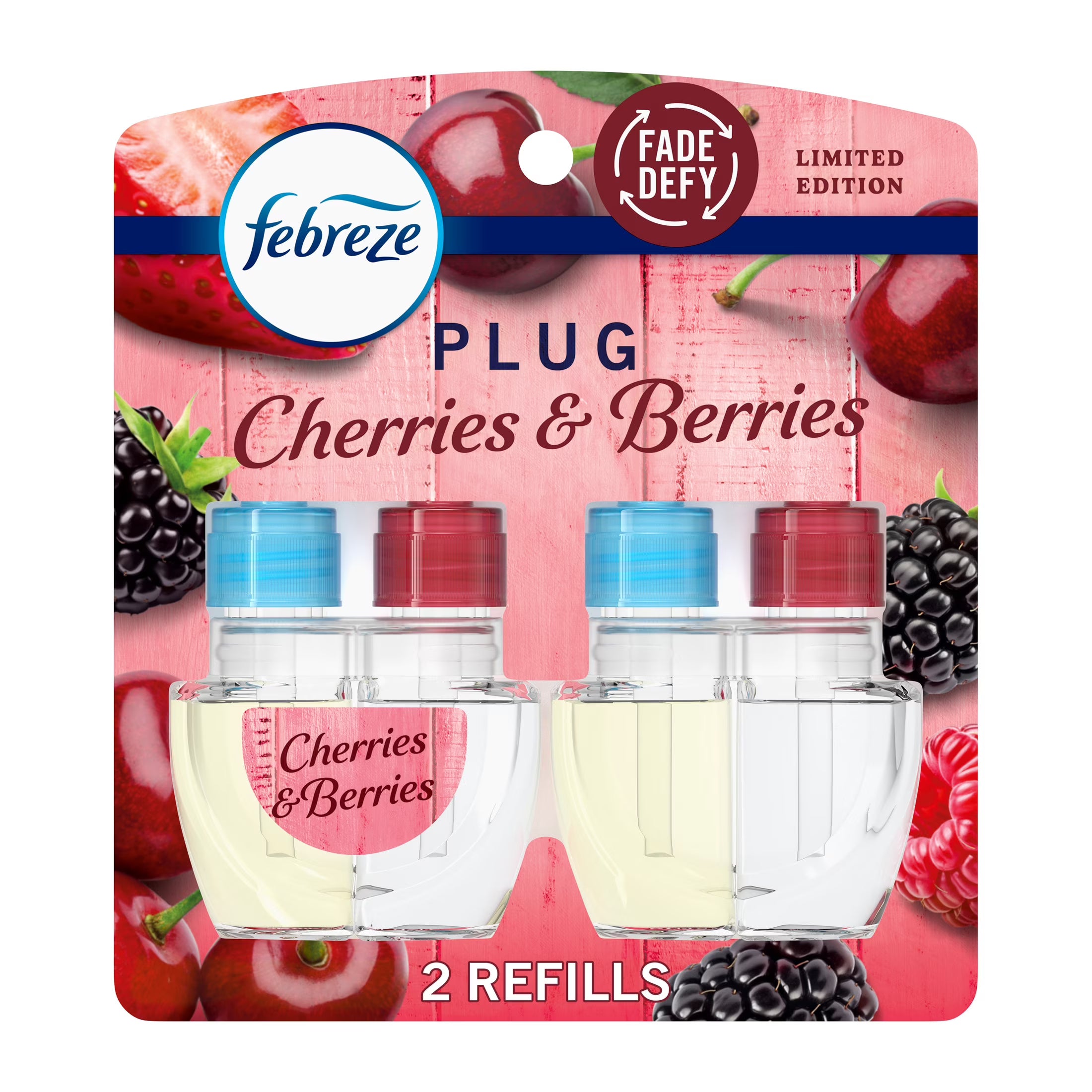 Febreze Plug In Air Freshener, Odor-Fighting Oil Refill, Sweet Watermelon Vine,