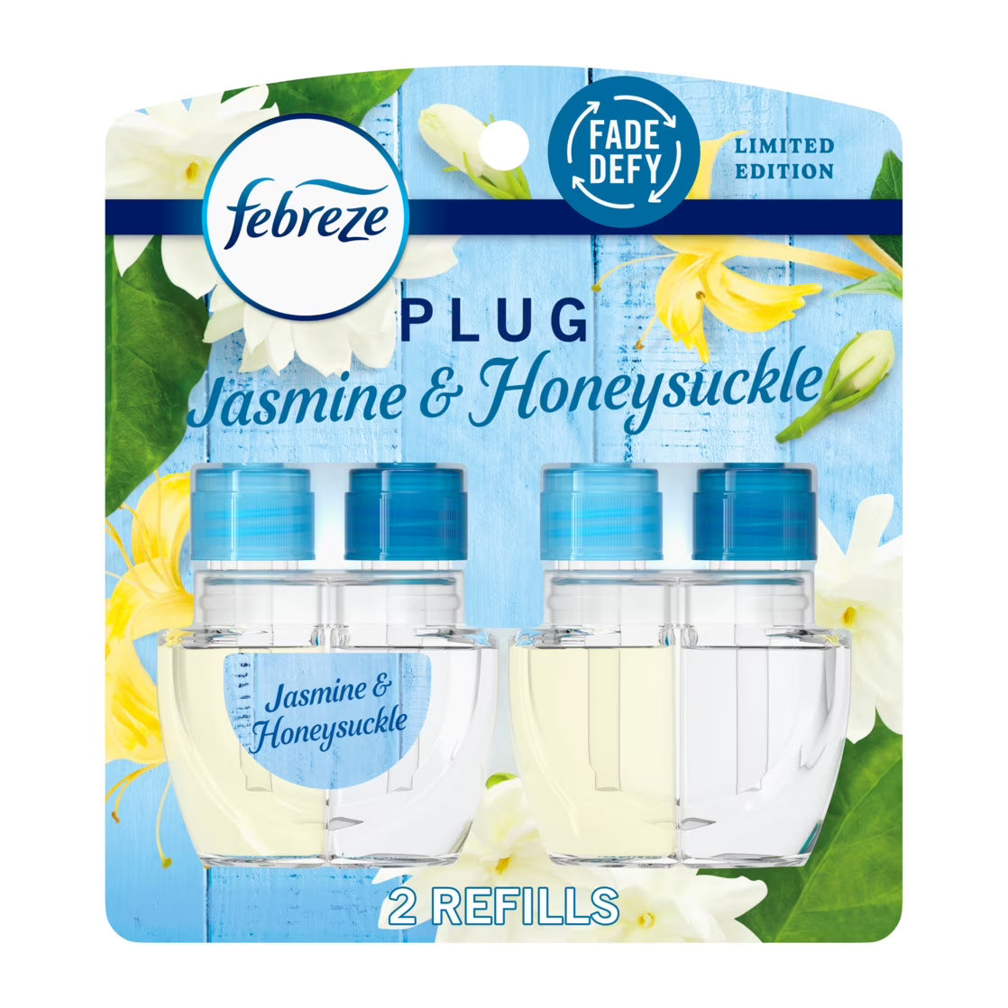 Febreze Plug In Air Freshener, Odor-Fighting Oil Refill, Sweet Watermelon Vine, - View 2
