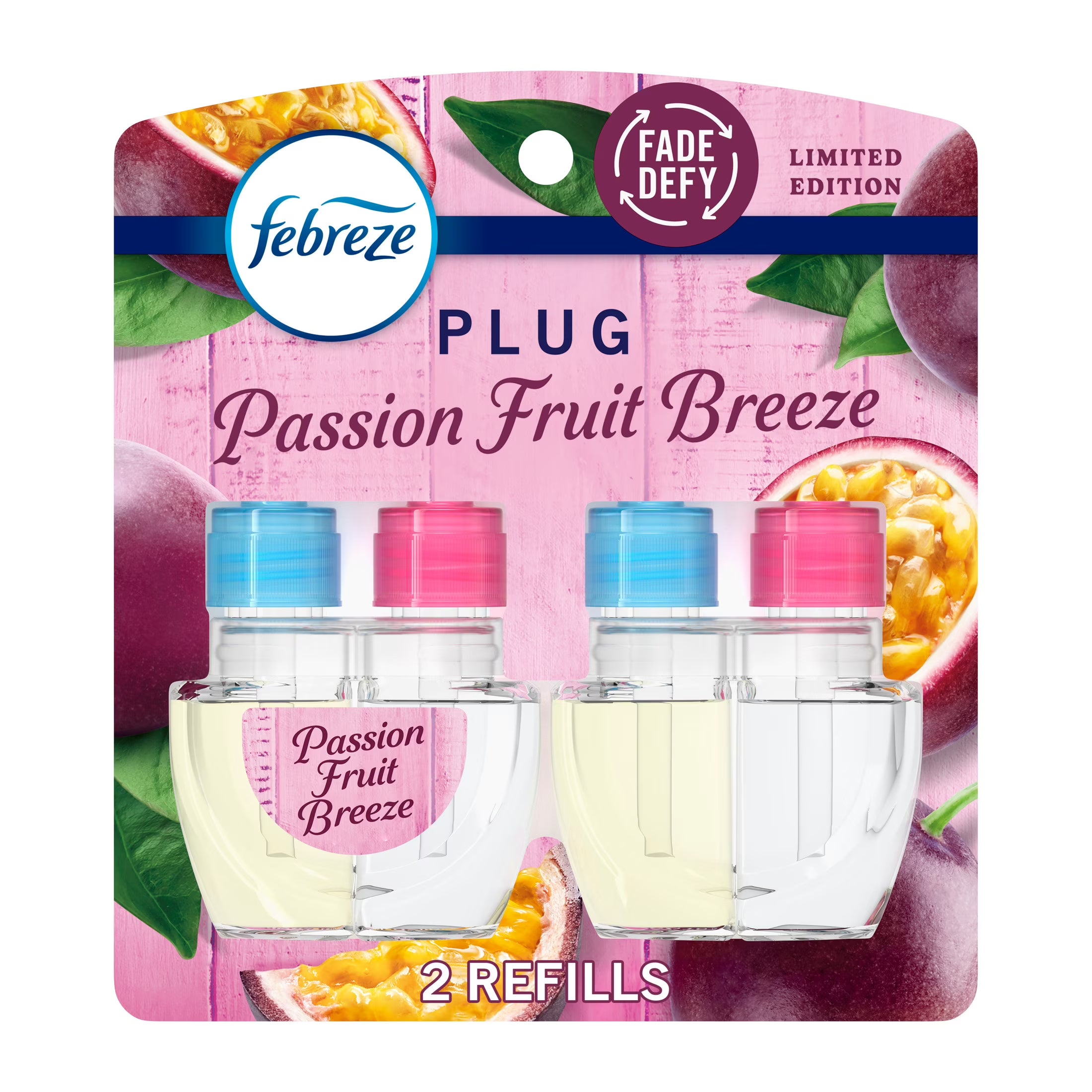 Febreze Plug In Air Freshener, Odor-Fighting Oil Refill, Sweet Watermelon Vine, - View 3