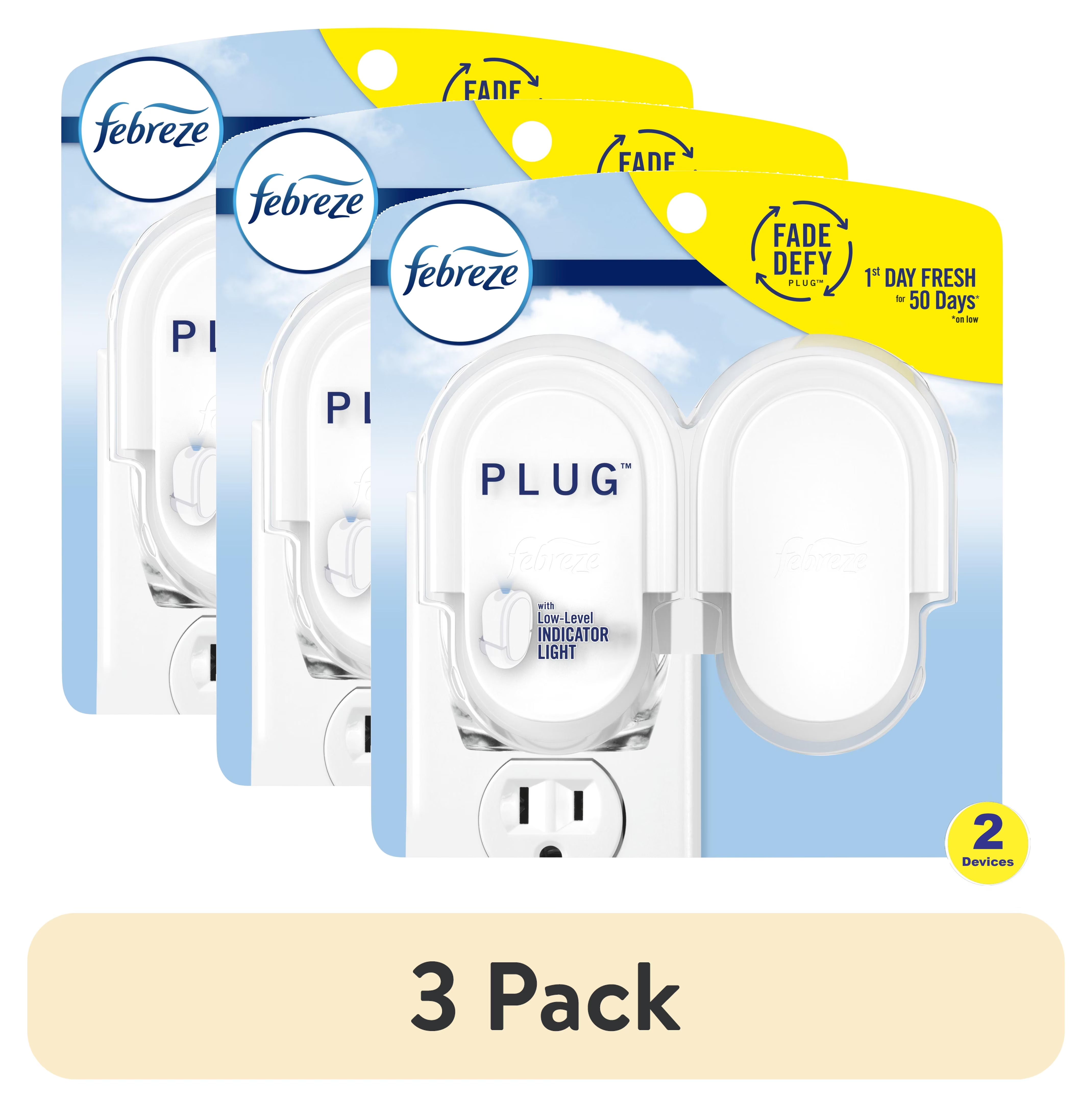Febreze Plug In Air Freshener Odor-Fighting Scented Oil Warmer, 2 Count - View 2