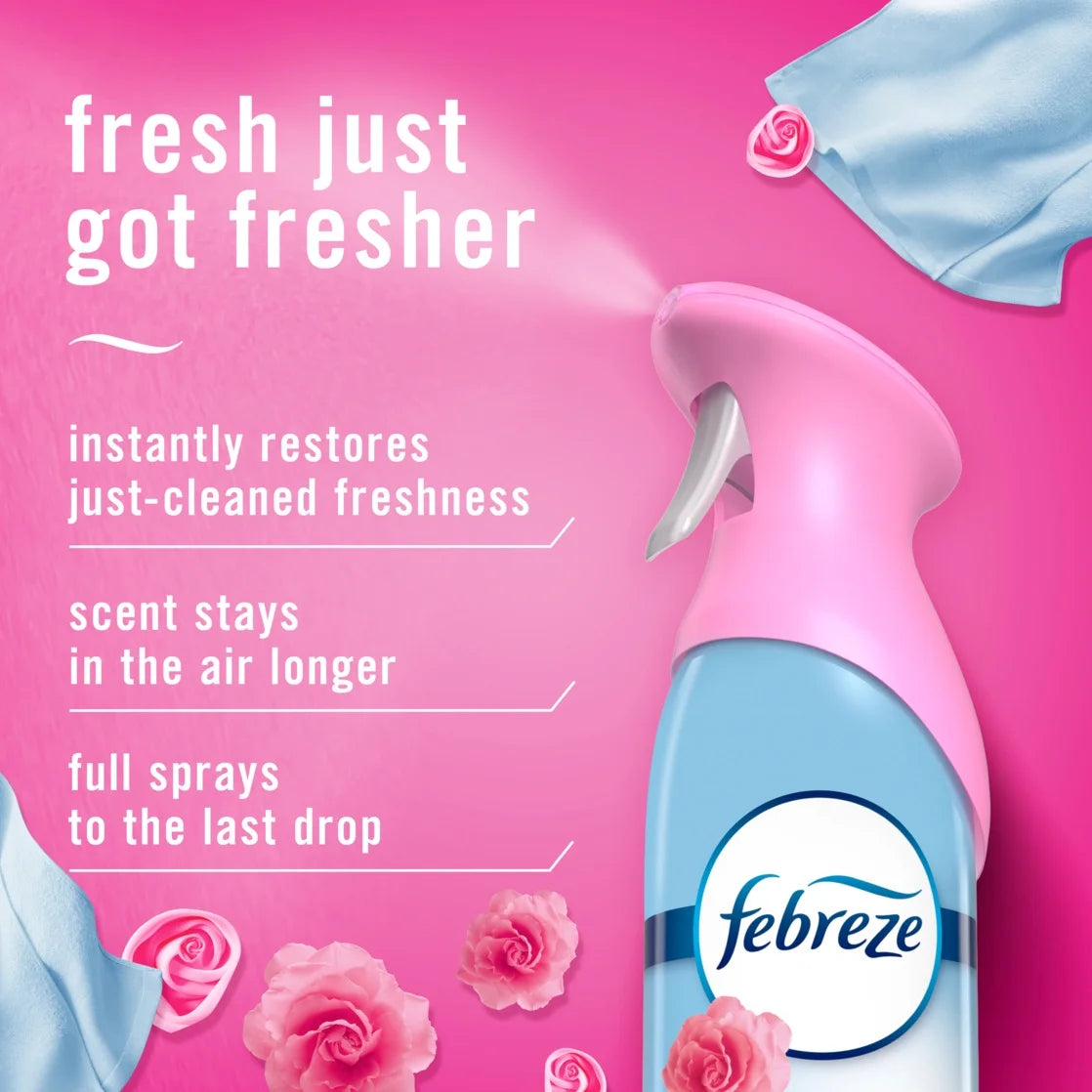 Febreze Air Mist Air Freshener Spray, Downy April Fresh, 8.1oz, 2 Count - View 3