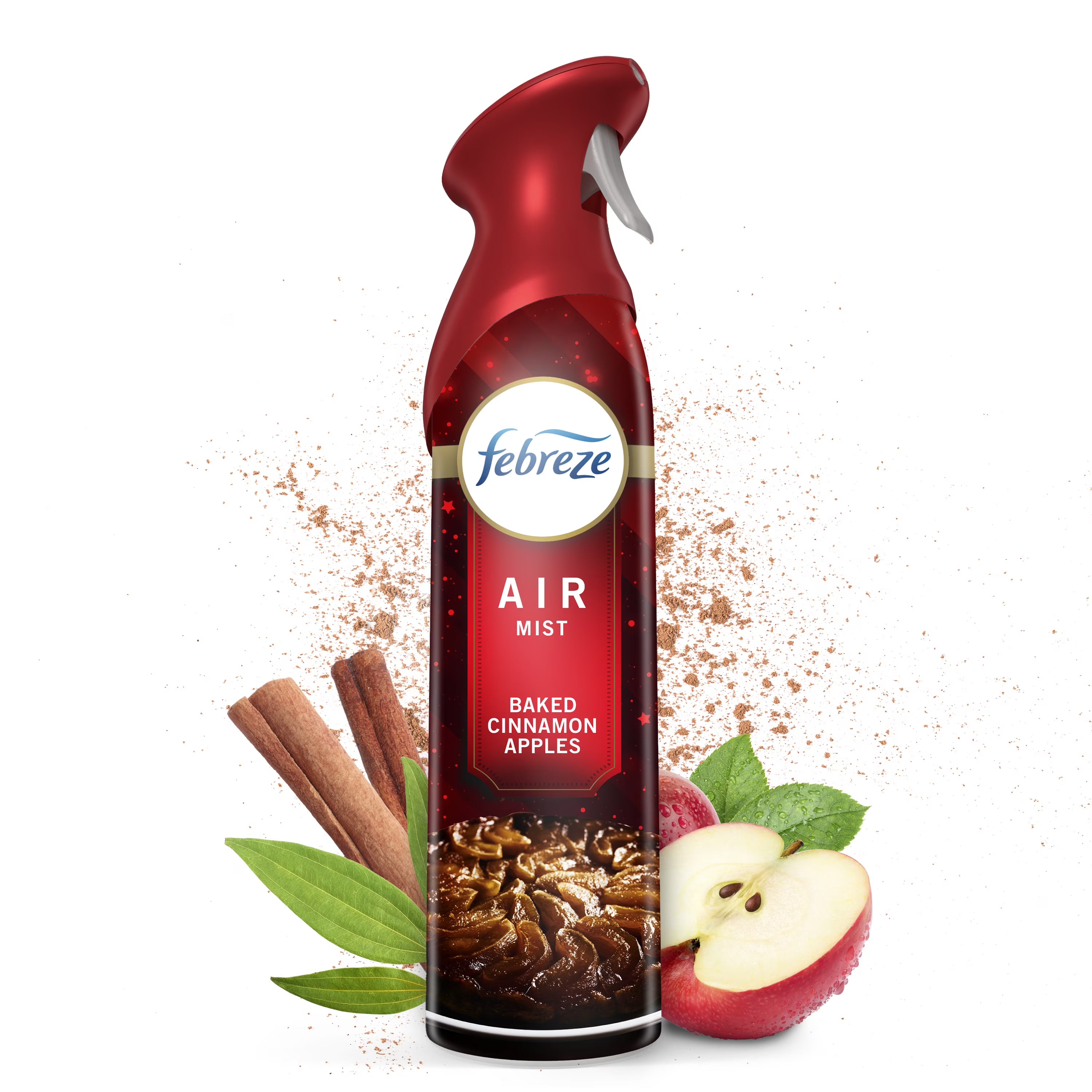 Febreze Air Mist Odor-Fighting Air Freshener Baked Cinnamon Apples, 8.8 oz.