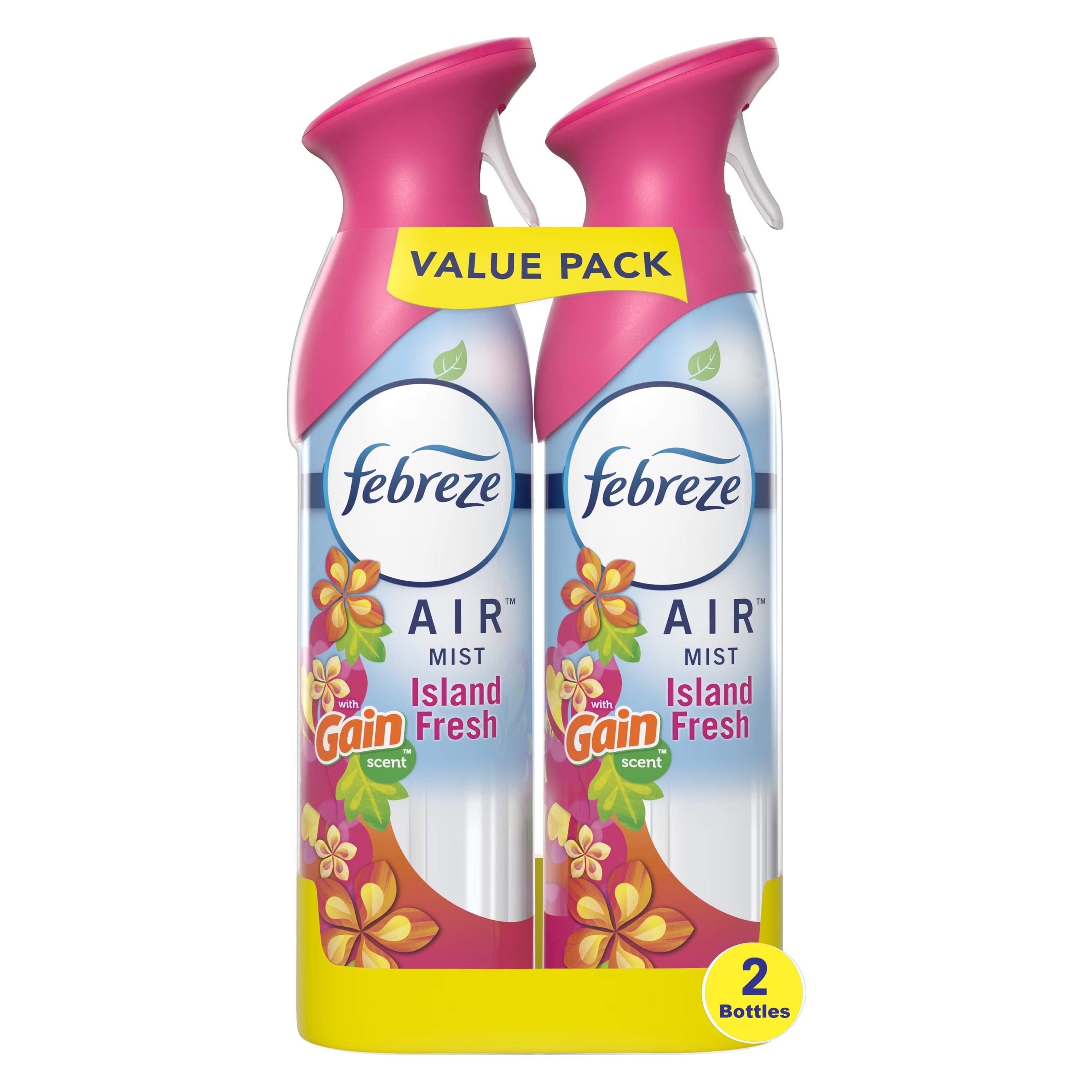 Febreze Air Freshener Spray, Odor-Fighting Room Spray, Gain Island Fresh,