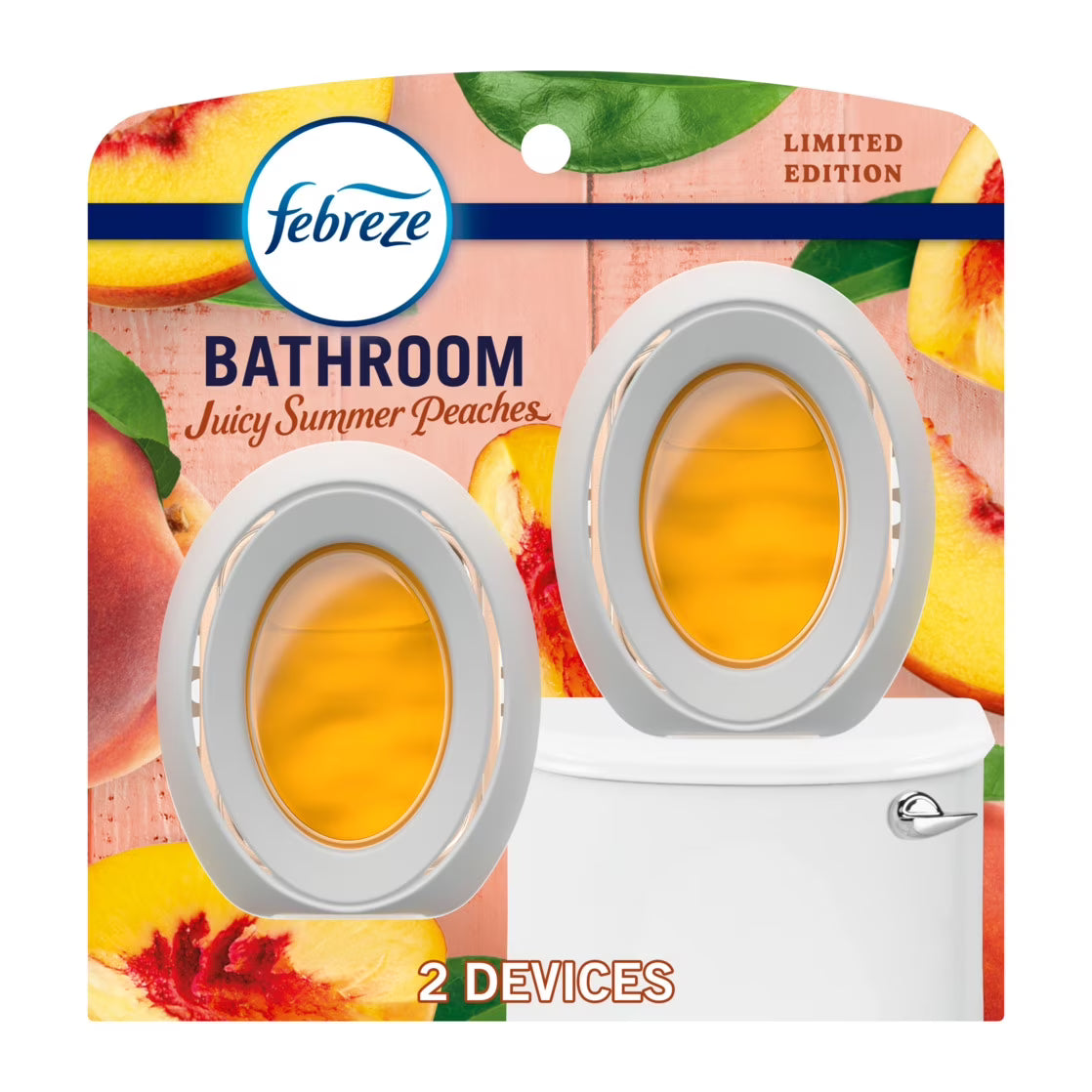 Febreze BATH Air Freshener, Odor-Fighting, Refresh & Energize Scent, 2 Count - View 2